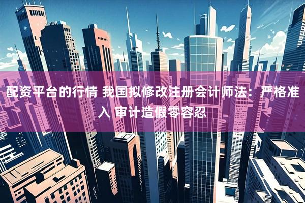 配资平台的行情 我国拟修改注册会计师法：严格准入 审计造假零容忍