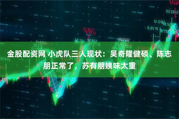 金股配资网 小虎队三人现状：吴奇隆健硕、陈志朋正常了，苏有朋姨味太重